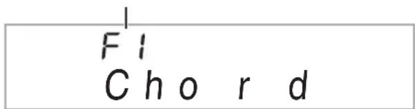 F1 Ch o r d