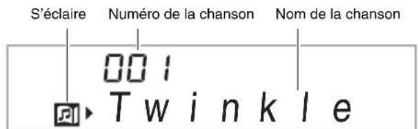 S'éclaire Numéro de la chanson Nom de la chanson 001 Twinkle