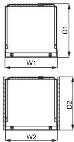 AEG OSC7G181ES - Dimensioni - 2