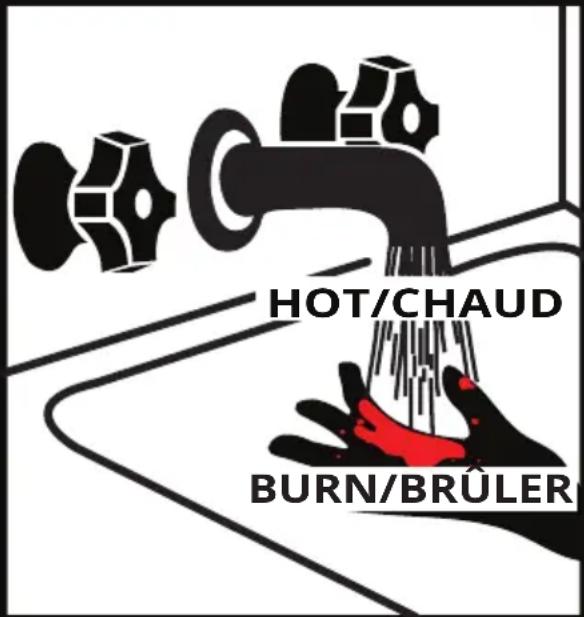 HOT/CHAUD BURN/BRÛLER