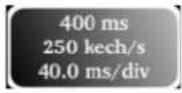 METRIX ScopiX IV OX9102 - Réglage de la base de temps « HORIZONTAL » - 5