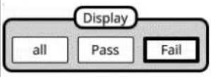 METRIX ScopiX IV OX9102 - Fonction PASS/FAIL, à partir de l'écran - 9