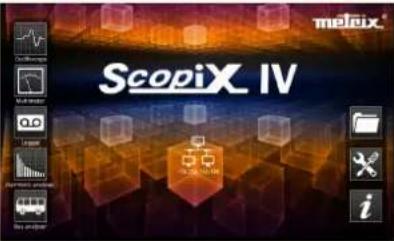 METRIX ScopiX IV OX9102 - Touche et Icone « HOME » - 2