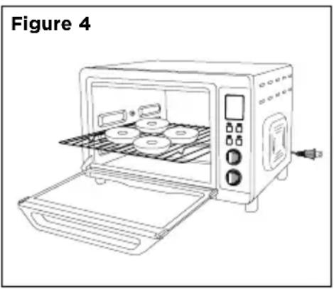 CRUX Artisan Series 6Slice Oven with Air Fry Technology - USDA COOKING GUIDELINES - 1