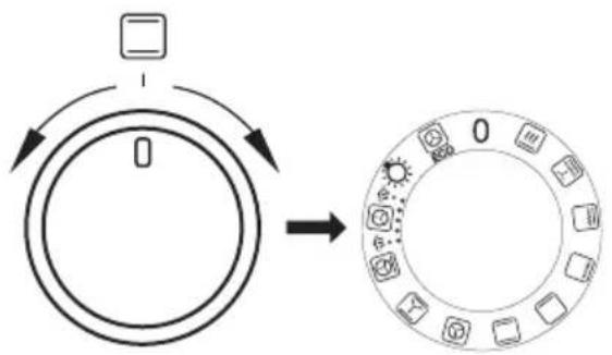 AMICA EBSX 949 660 SM - Oven function knob - 1
