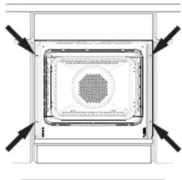 AMICA EBX 9A44 500 E - Installing the oven - 3