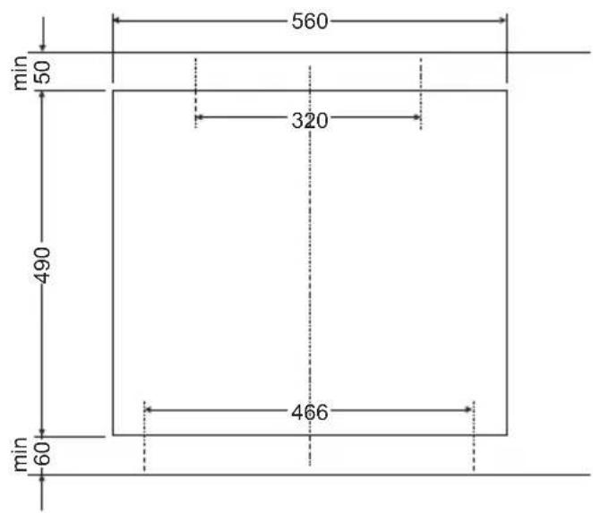 AMICA EHCX 933 130 S - Installing the hob in worktop opening - 3