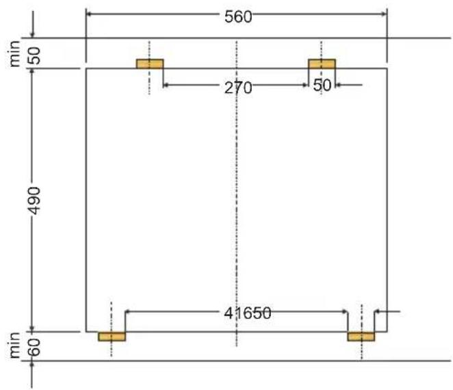 AMICA EHCX 933 130 S - Installing the hob in worktop opening - 4