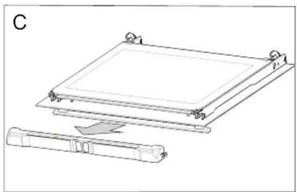 AMICA EHCX 933 130 S - Removing the inner panel - 2