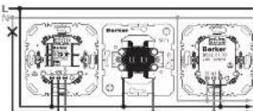 HAGER 85421200 - Variateur universel à poussoir 2 sorties, par - 3