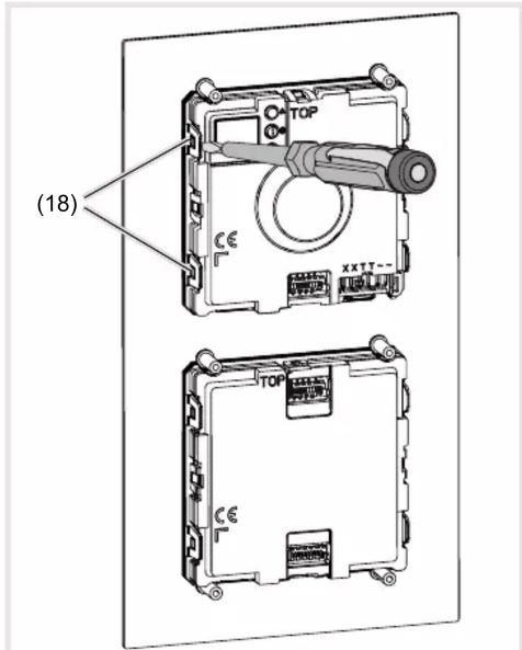 HAGER REU510X - Remplacement du module/d'insert - 1
