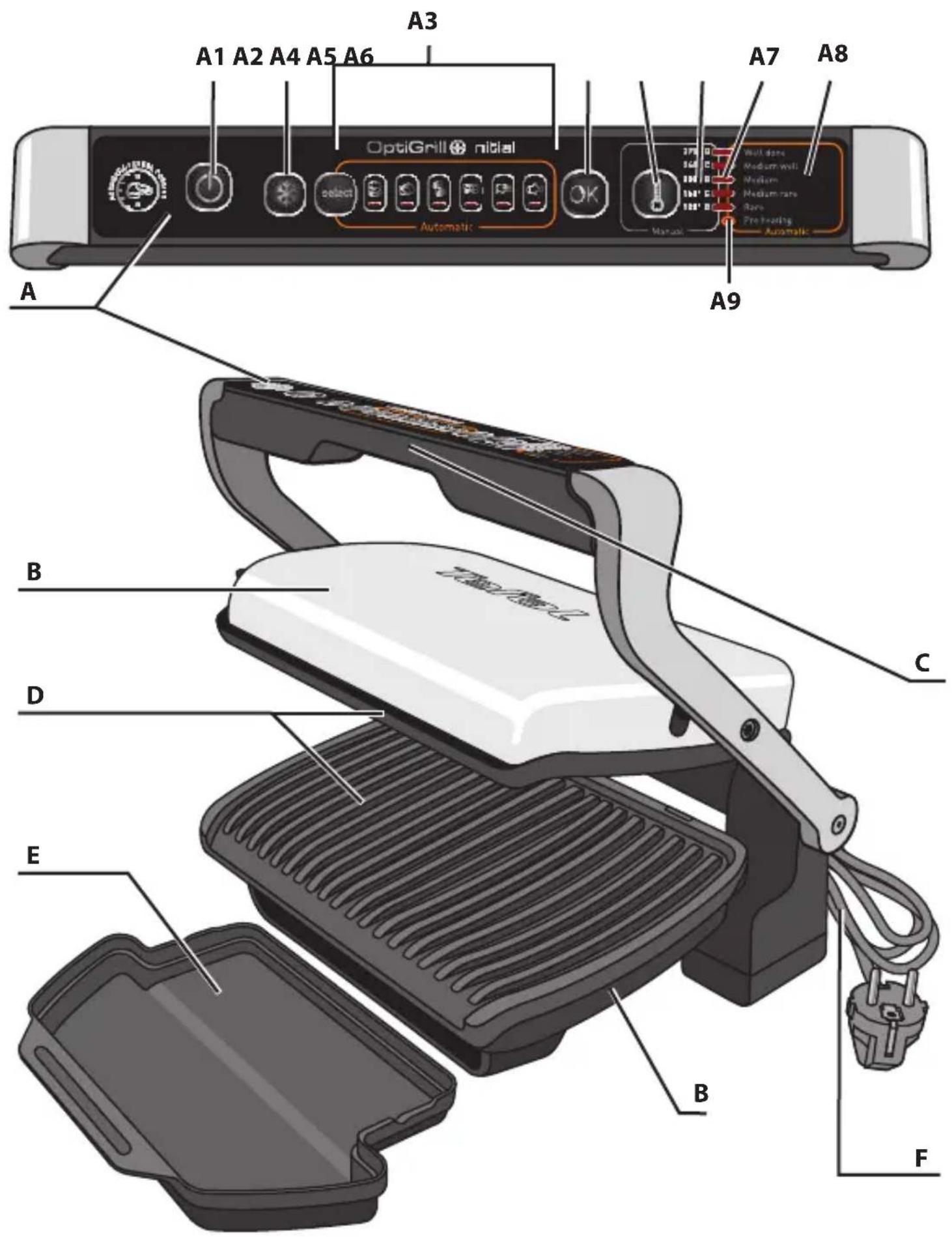 TEFAL Optigrill+ Initial GC706D - Acoumuoe otnv npootaia tou nepiakovtoc! - 1