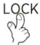 CANDY CSC818EXWD - Lock/unlock button - 2
