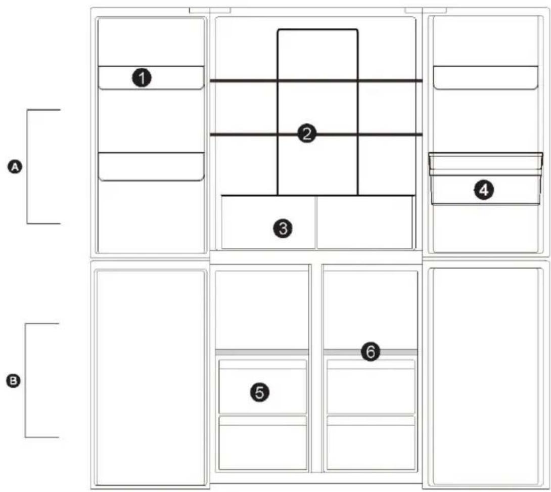 CANDY CSC818EXWD - Composants du produit - 1