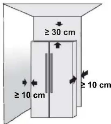 CANDY CSC818EXWD - Aufstellort - 1