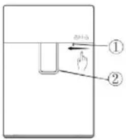 CANDY CSC818EXWD - Instructions concerning le levier de la sécurité infant - 1
