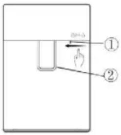 CANDY CSC818EXWD - Instrucciones de uso de la palanca de bloqueo infantil - 1