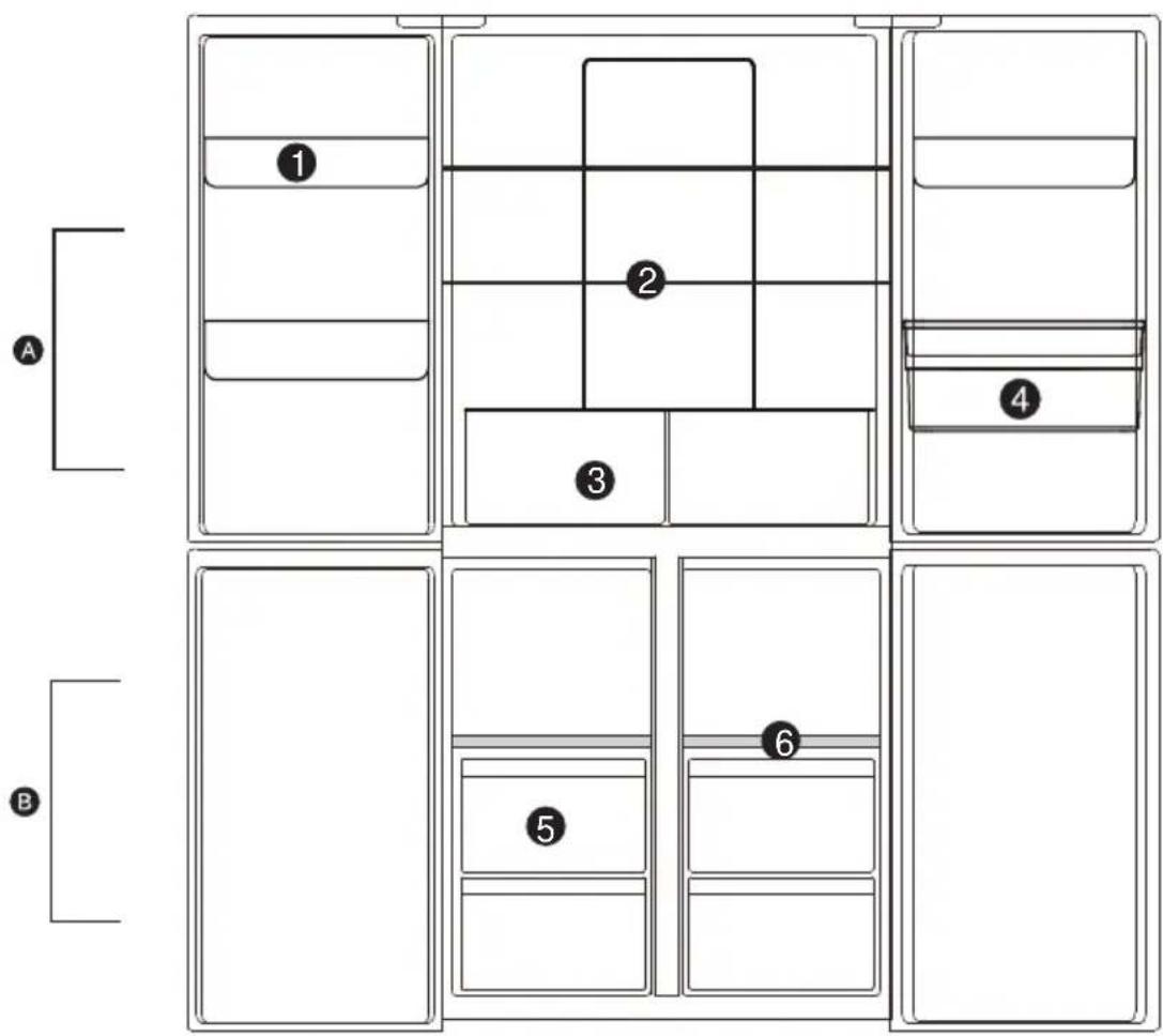 CANDY CSC818EXWD - Product components - 1