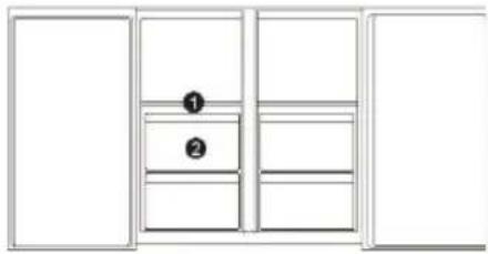 CANDY CSC818EXWD - Prostor mraznicky - 1