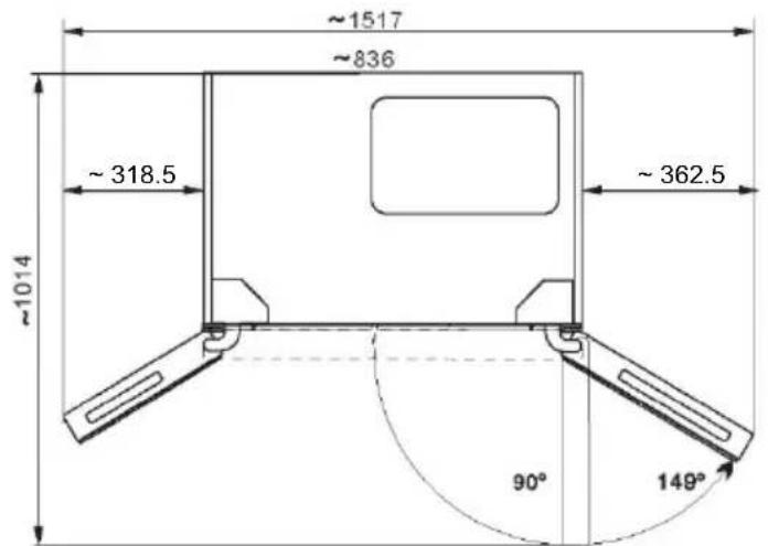 CANDY CSC818EXWD - Dimensione di installmente - 3
