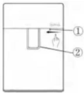 CANDY CSC818EXWD - Instructions for child lock lever - 1