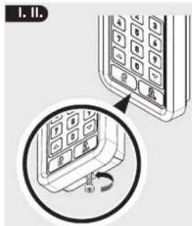 ABUS CFT3100 - Montage der Tastatur - 7