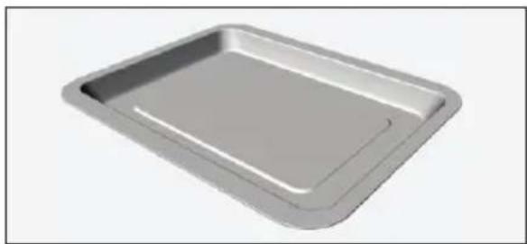 ROSIERES RFC3OP5579IN - Baking tray for desserts - 1