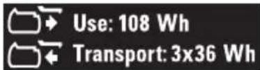 DEWALT DCMPH566 - Transport av FLEXVOLT™ batteriet - 2