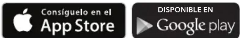 Consiguelo en el App Store DISPONIBLE EN Google play