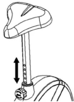 Christopeit ET 6 Pro - Adjustment - Seat Position - 1