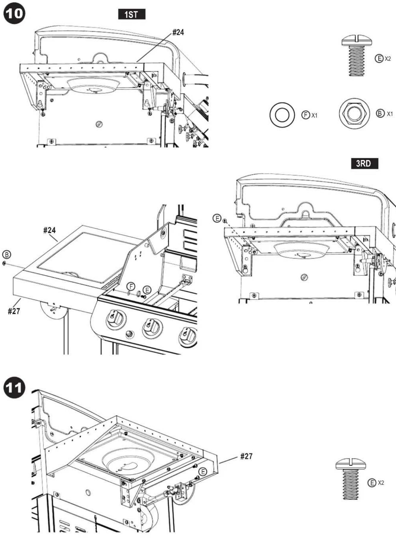 CHAR BROIL Convective 440 S - ASSEMBLY - 22