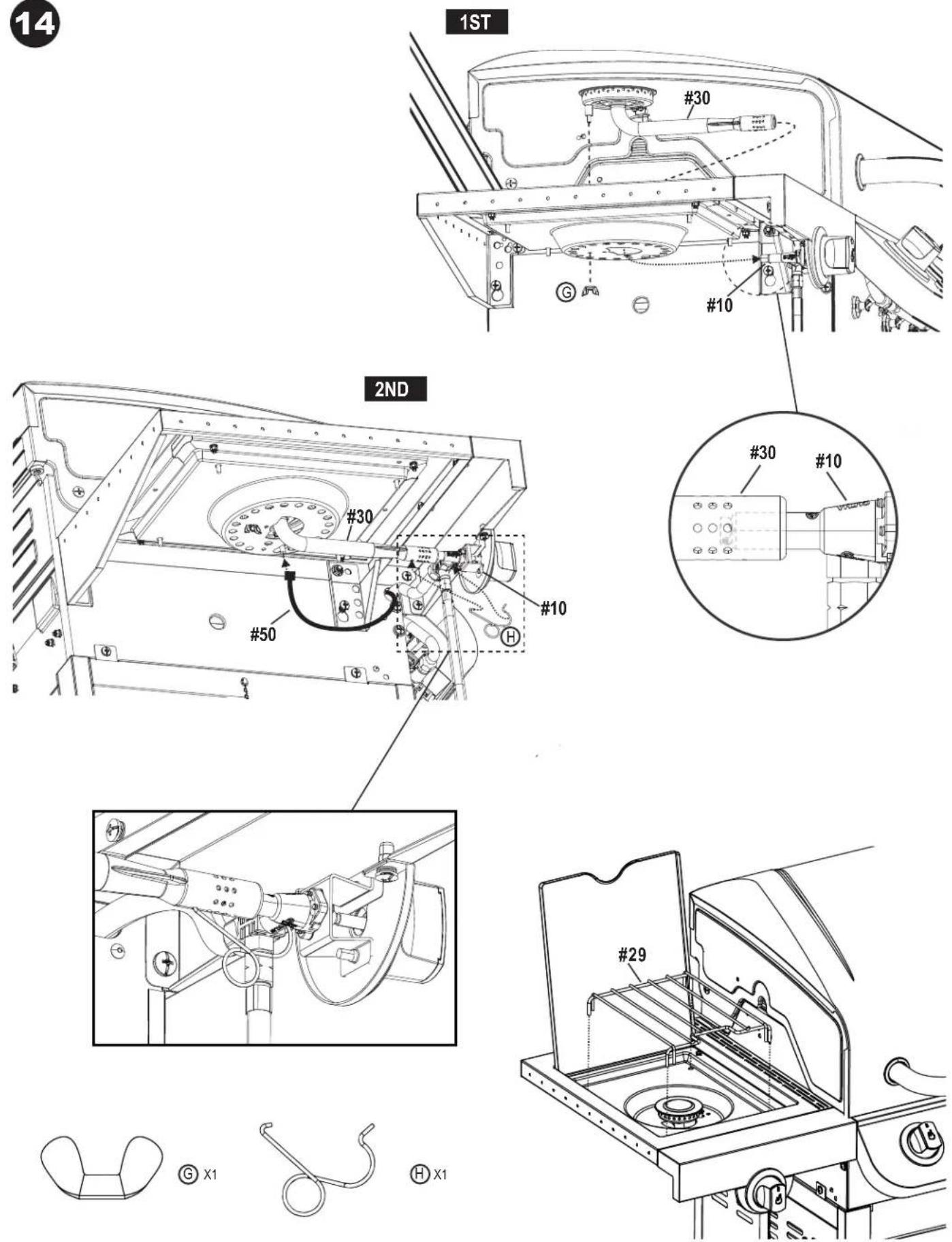 CHAR BROIL Convective 440 S - ASSEMBLY - 26