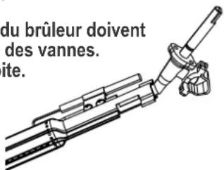 CHAR BROIL Convective 440 S - Bonne imbrication brûleur à vanne - 1