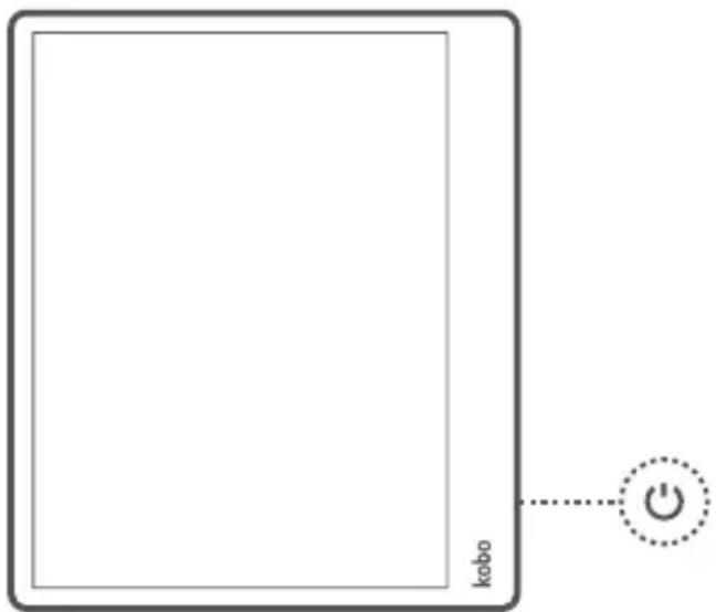 KOBO Elipsa 2E - Allumer et éteindre sa liseuse Kobo - 1