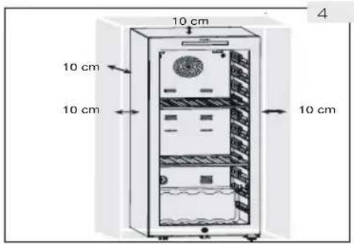 HAIER HWS42DGAU1 - Ventilation space - 2