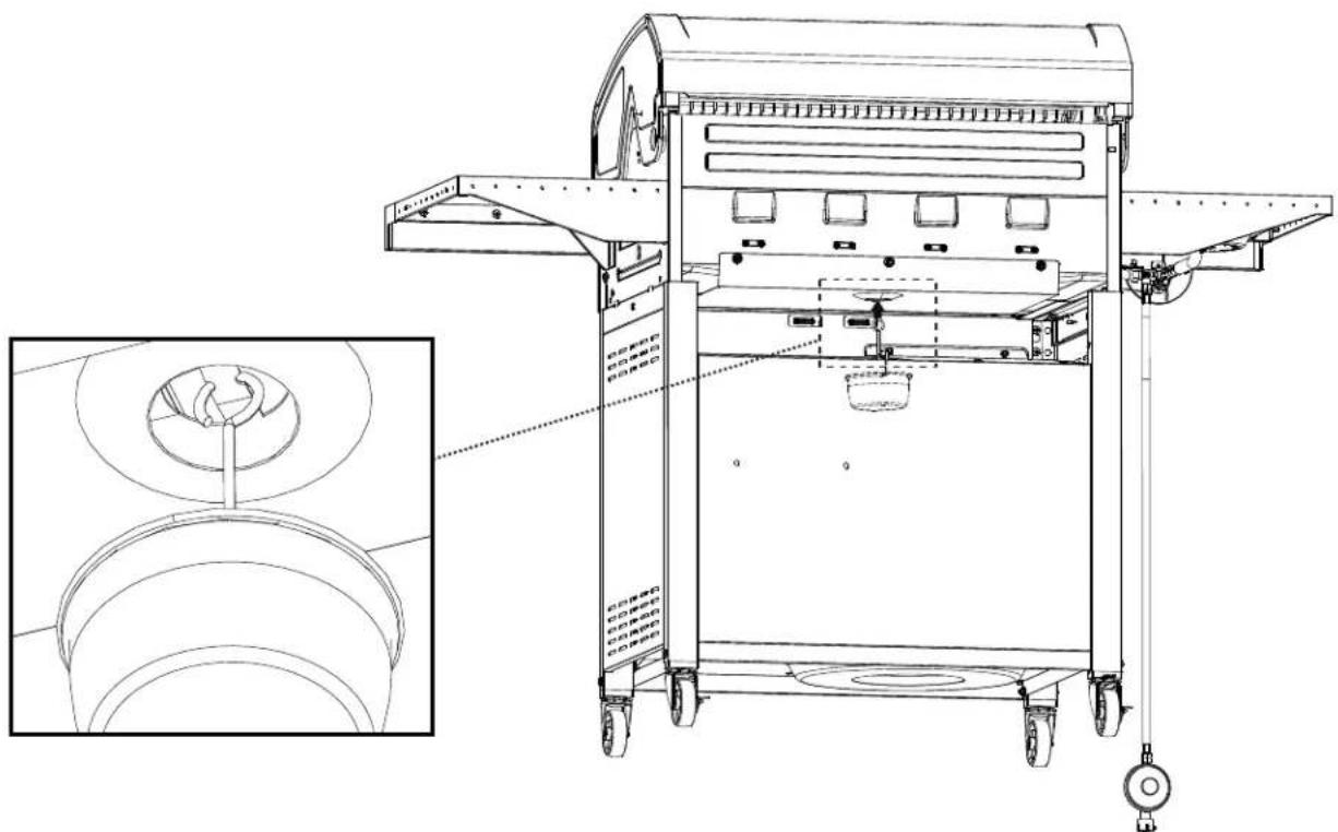 CHAR BROIL Performance 440 B - Aprinderea grăsimilor - 38