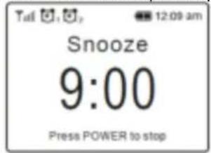 Audizio Naples - Detener alarma / Activar la función de repeticion - 1