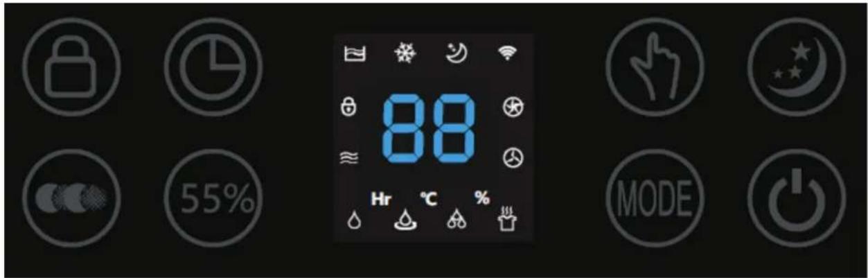 Clean Air Optima CA706 Smart - Ovladací panel / Návod k obsluze - 1