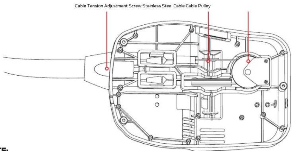 Minn Kota Maxxum - ADJUSTING THE STEERING CABLE - 1