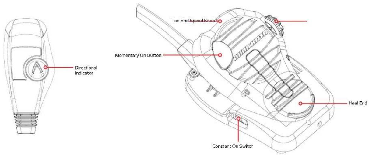 Minn Kota Maxxum - CONTROLLING SPEED & STEERING WITH THE FOOT PEDAL - 1