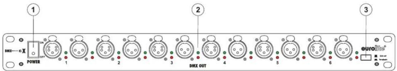Eurolite DMX Split 6X - Geräteübersicht - 1