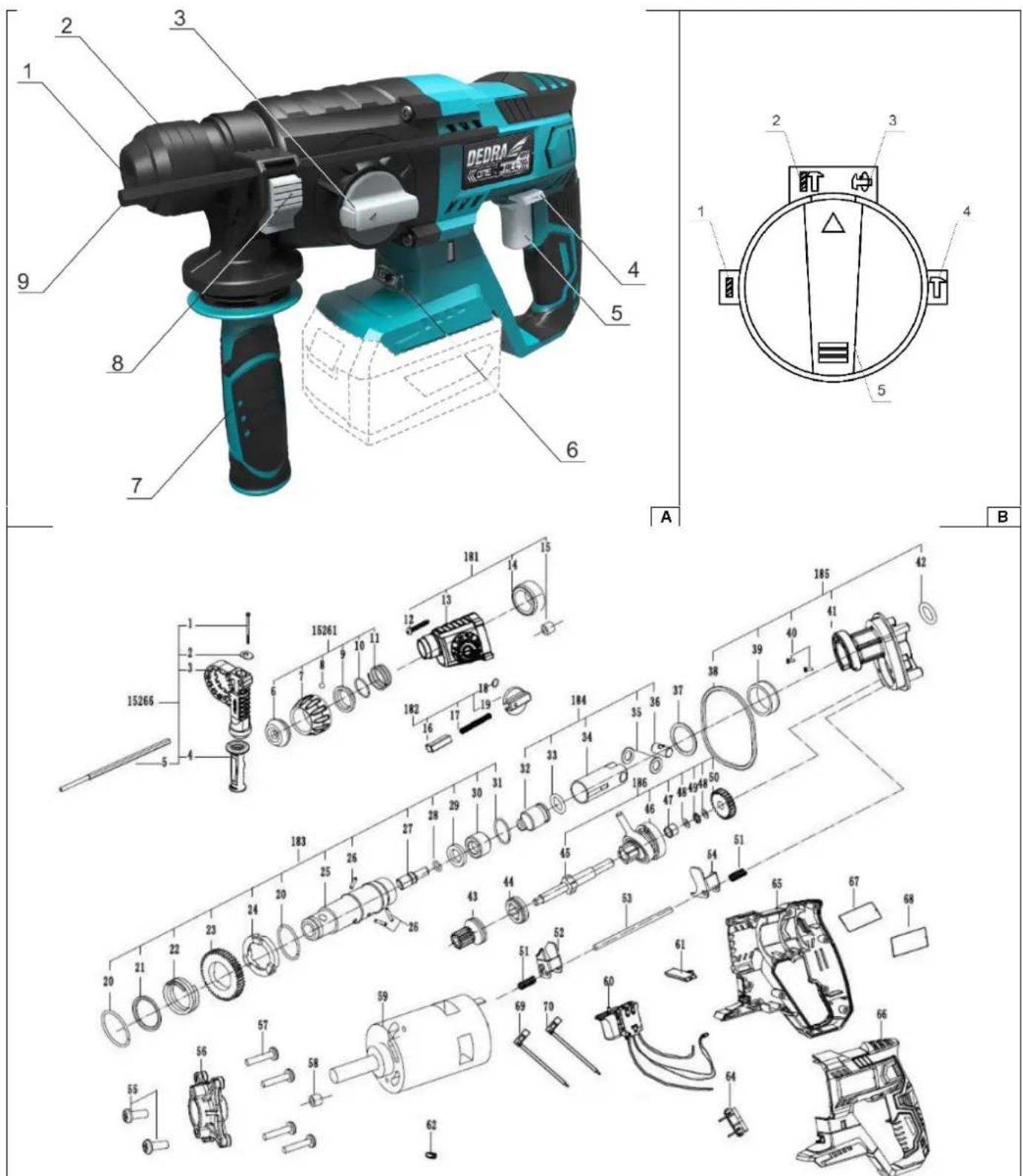 DEDRA DED7048 - 2