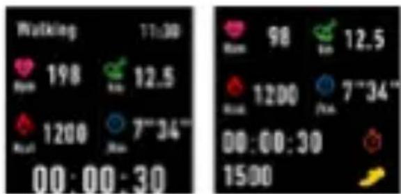 Walking 11:30 198 12.5 1200 7~34" 00:00:30 98 12.5 1200 7~34" 00:00:30 15:00