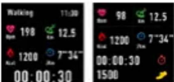 Walking 11:00 198 12.5 1200 7~34" 00:00:30 98 12.5 1200 7~34" 00:00:30 15:00