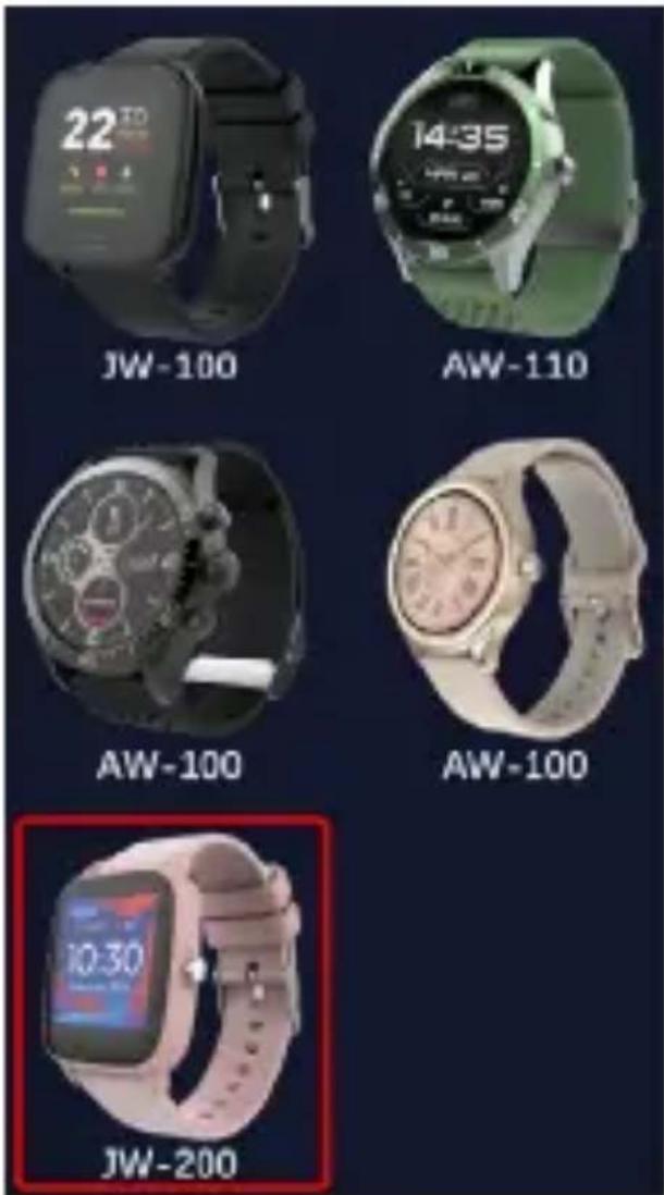 22TO JW-100 14:35 AW-110 AW-100 AW-100 10:30 JW-200
