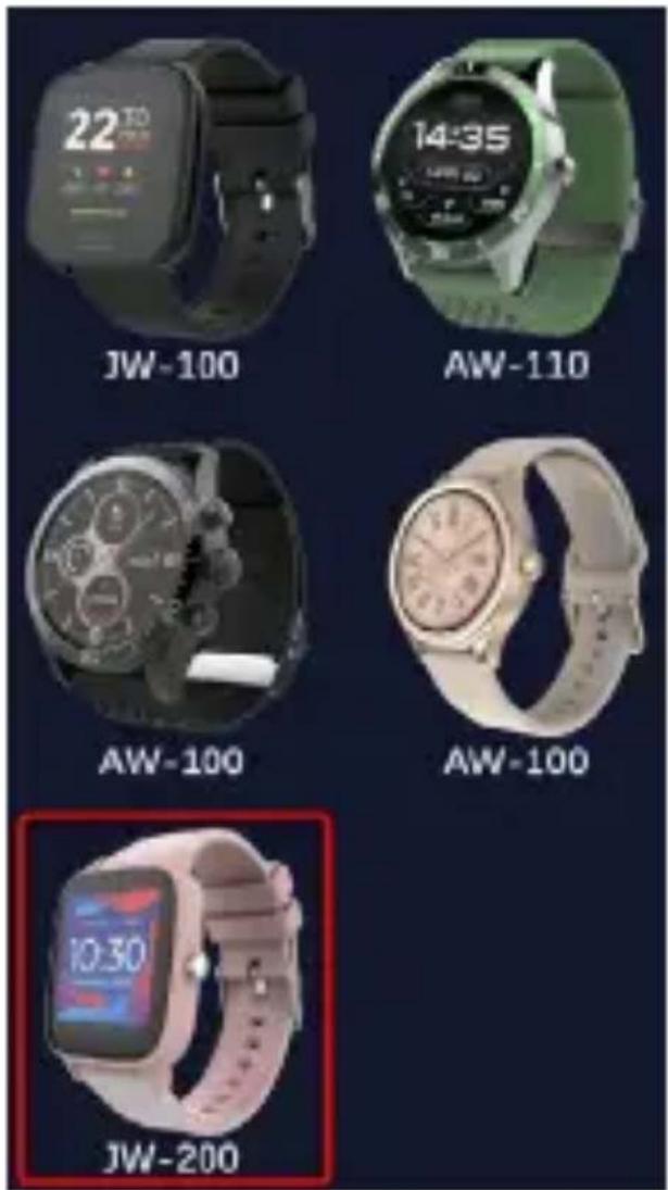 22 TO TW JW-100 14:35 AW-110 AW-100 AW-100 10:30 JW-200