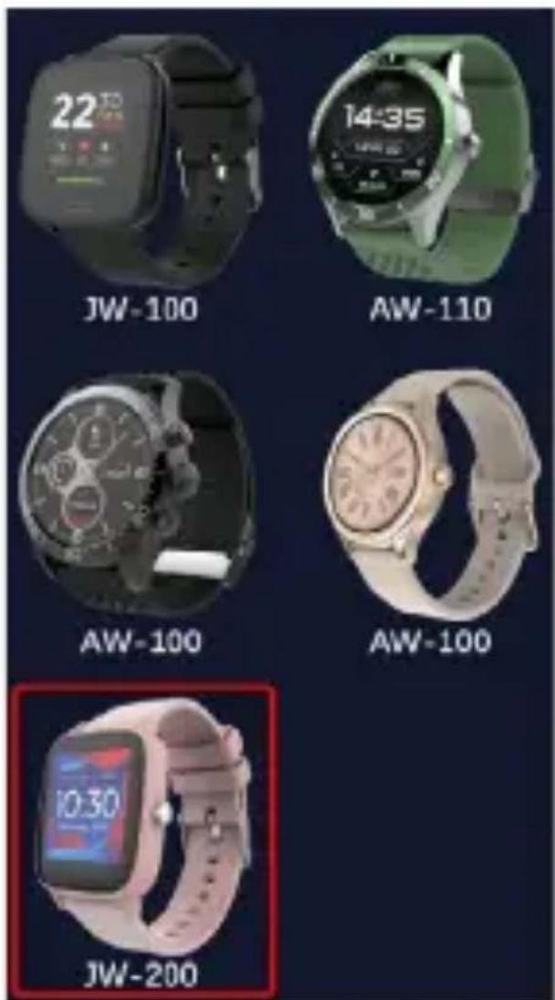 22 TO JW-100 14:35 AW-110 AW-100 AW-100 10:30 JW-200