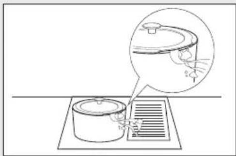 AEG A9HOLID3 - Cooking with extractor hob - 1