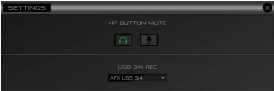 Antelope Audio Axino Synergy Core - Settings Window - 1