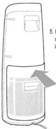 GermGuardian AC4625 - REMOVE AND REPLACE FILTER - 4